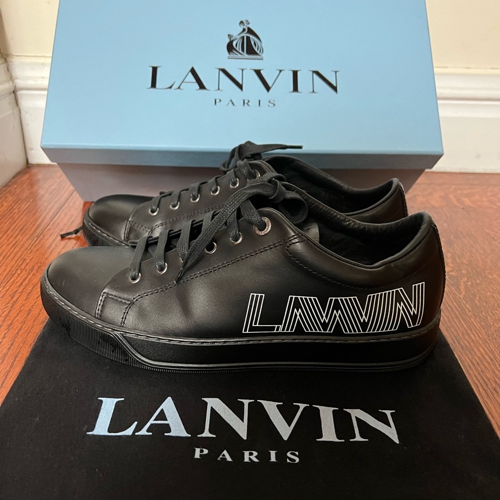 Mens Lanvin black Sneakers
